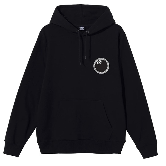 Stussy | Shirts | Stussy 8 Ball Dot Hoodie Black | Poshmark